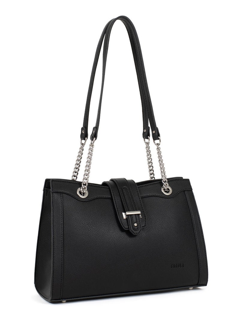 Sac porté épaule  stella | fagola Noir - Kiabi