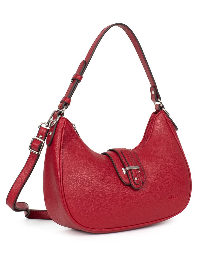 Sac porté épaule  stella | fagola Rouge carmin - Kiabi