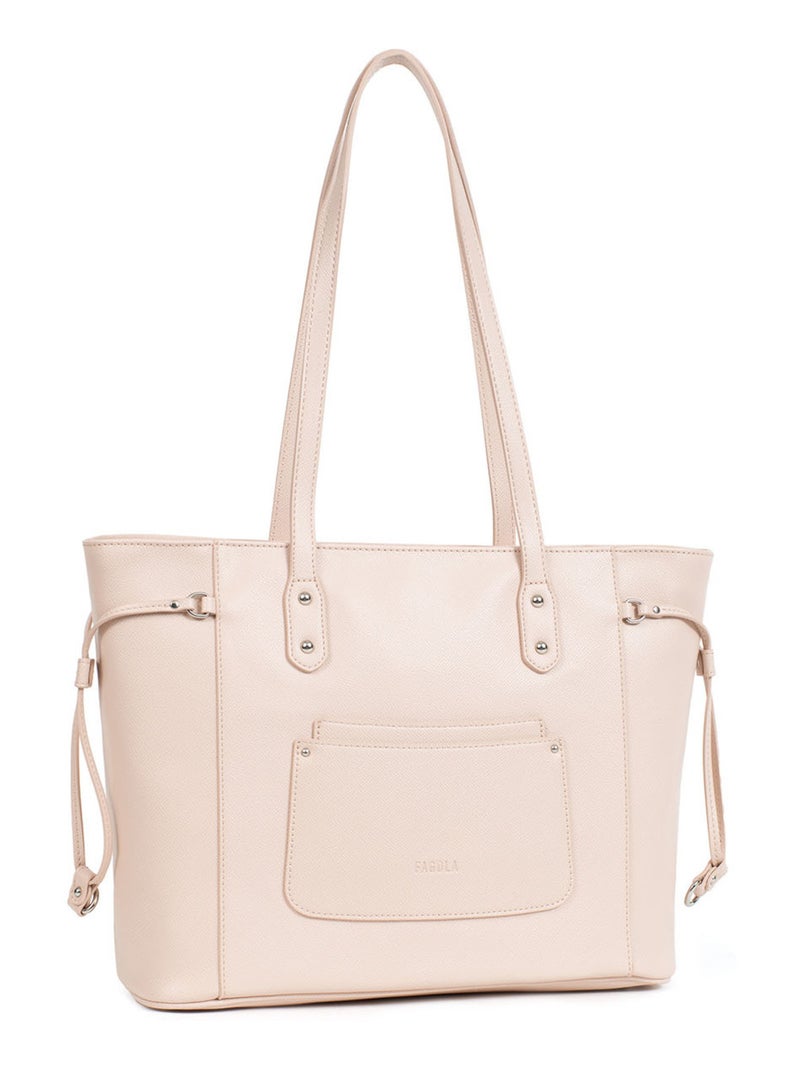 Sac porté épaule  tessa | fagola Beige/Rose - Kiabi