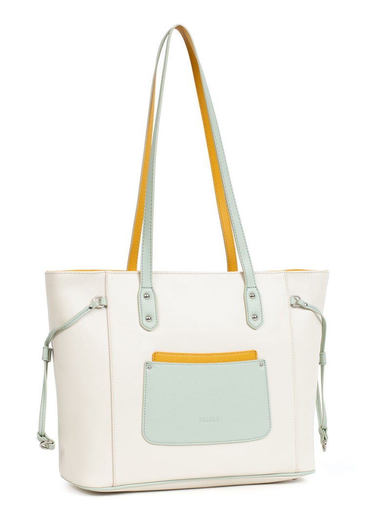 Sac porté épaule  tessa | fagola Blanc Multicolore - Kiabi