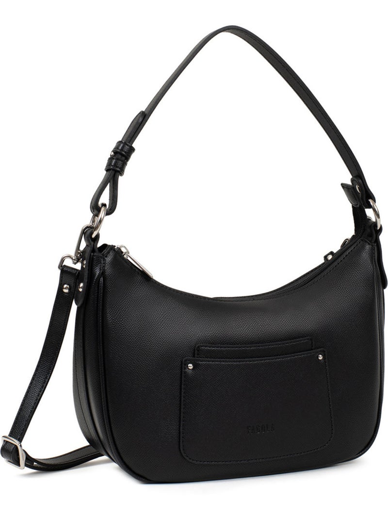 Sac porté épaule  tessa | fagola Noir - Kiabi