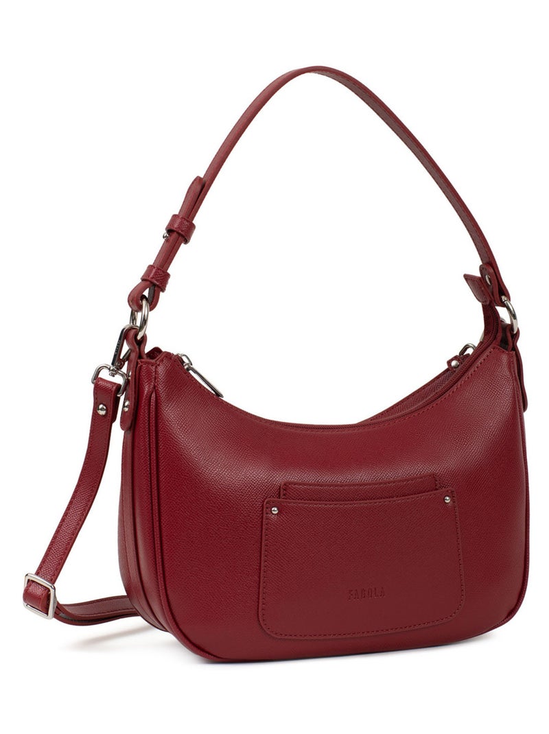 Sac porté épaule  tessa | fagola Rouge carmin - Kiabi