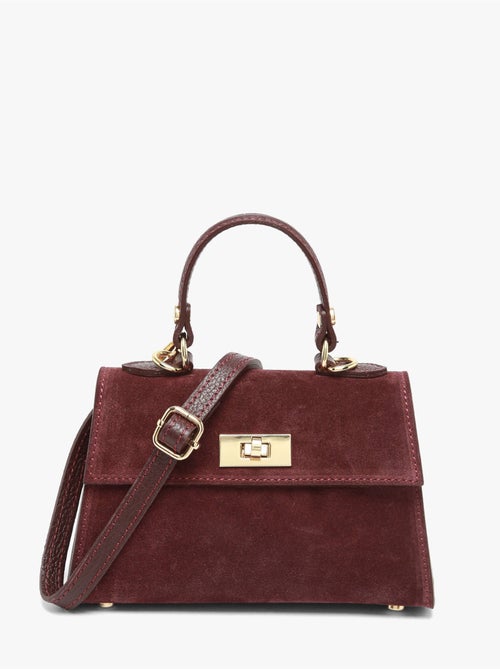 Sac porté épaule velvet caviar cuir milano cuir de vachette - Kiabi Sac porté épaule velvet caviar cuir milano cuir de vachette - Kiabi