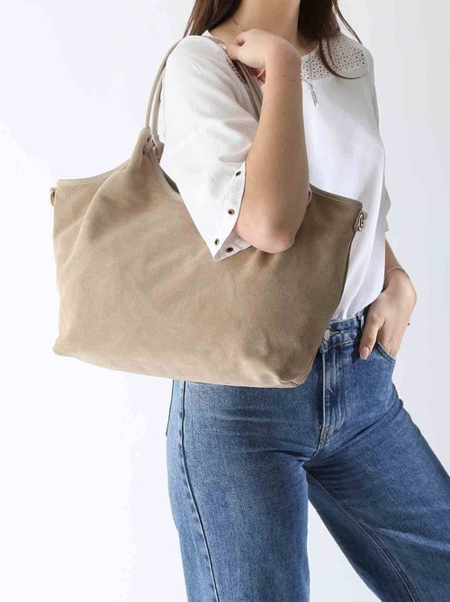 Sac Porté Épaule Velvet Caviar Cuir Milano Cuir De Vachette - Kiabi