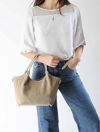 Sac Porté Épaule Velvet Caviar Cuir Milano Cuir De Vachette