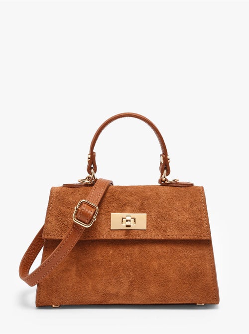 Sac porté épaule velvet caviar cuir milano cuir de vachette - Kiabi Sac porté épaule velvet caviar cuir milano cuir de vachette - Kiabi