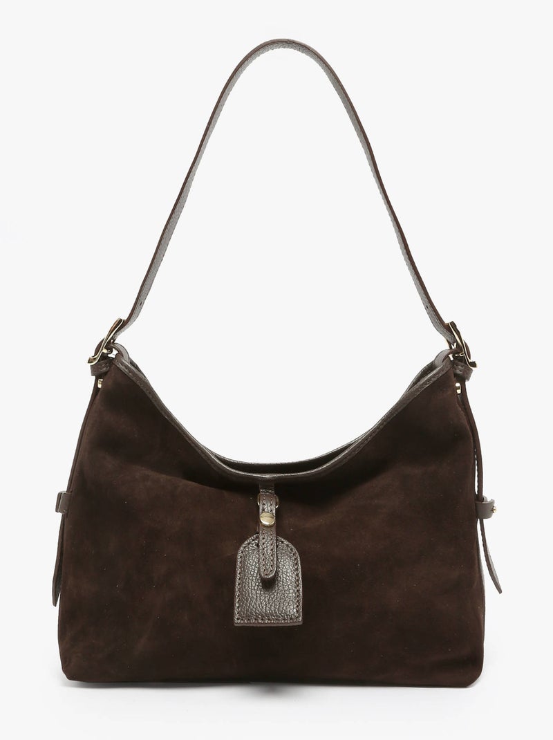 Sac Porté Épaule Velvet Caviar Cuir Milano Cuir De Vachette Noir Rouge Noir - Kiabi