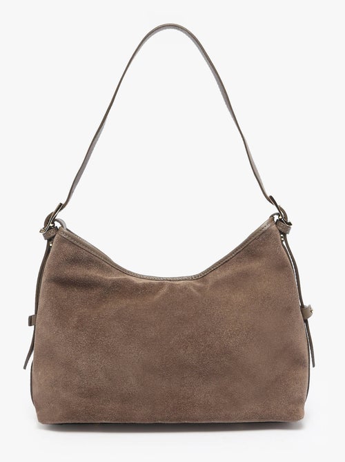 Sac porté épaule velvet caviar cuir milano cuir de vachette - Kiabi