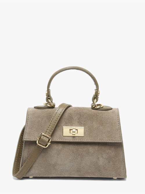 Sac porté épaule velvet caviar cuir milano cuir de vachette - Kiabi Sac porté épaule velvet caviar cuir milano cuir de vachette - Kiabi