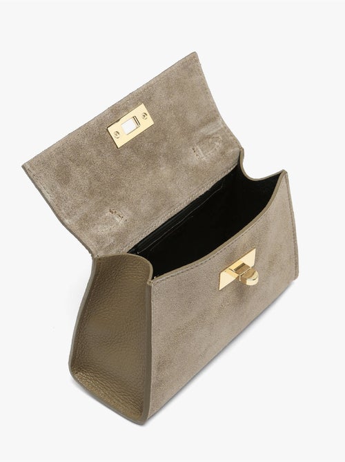 Sac porté épaule velvet caviar cuir milano cuir de vachette - Kiabi Sac porté épaule velvet caviar cuir milano cuir de vachette - Kiabi