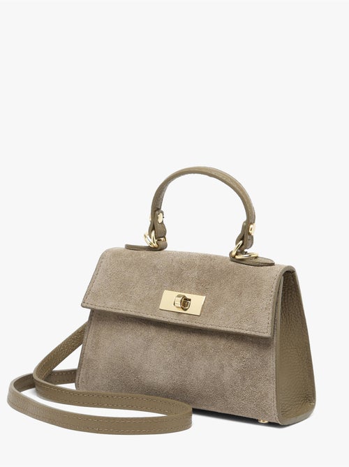 Sac porté épaule velvet caviar cuir milano cuir de vachette - Kiabi Sac porté épaule velvet caviar cuir milano cuir de vachette - Kiabi