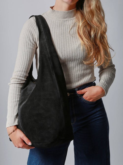 Sac Porté Épaule Velvet Cuir Milano Cuir De Vachette - Kiabi