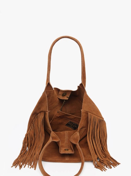 Sac Porté Épaule Velvet Milano Cuir De Vachette - Kiabi