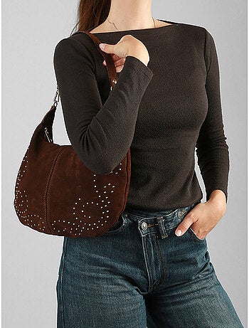Sac porté épaule velvet milano cuir de vachette
