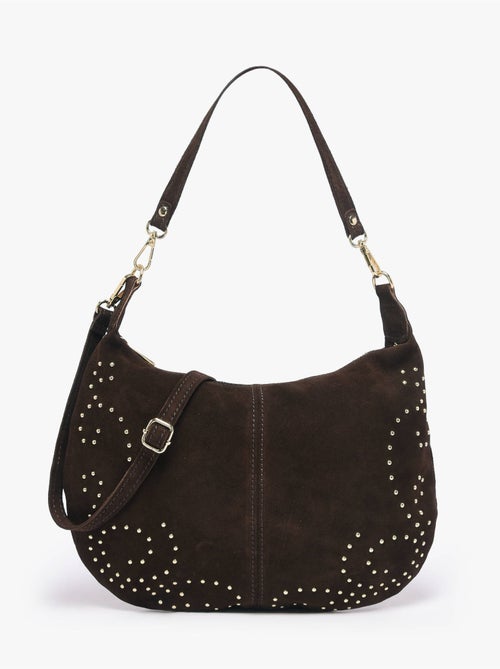 Sac porté épaule velvet milano cuir de vachette - Kiabi