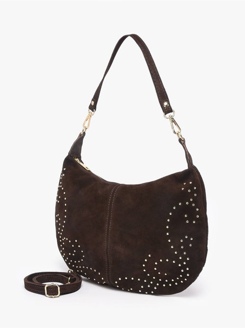 Sac porté épaule velvet milano cuir de vachette - Kiabi