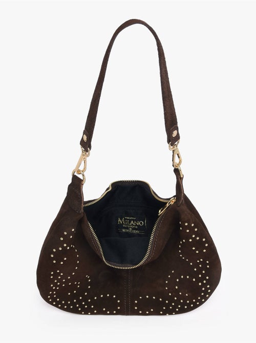 Sac porté épaule velvet milano cuir de vachette - Kiabi
