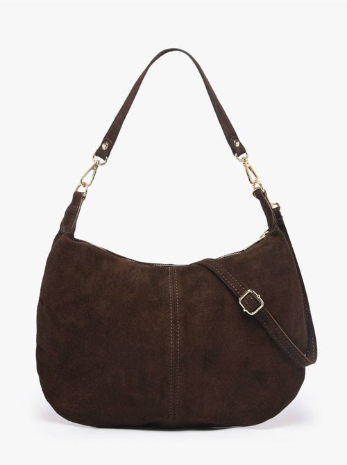 Sac porté épaule velvet milano cuir de vachette - Kiabi