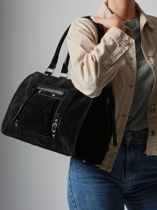 Sac Porté Épaule Velvet Miniprix Toile Enduite - Kiabi