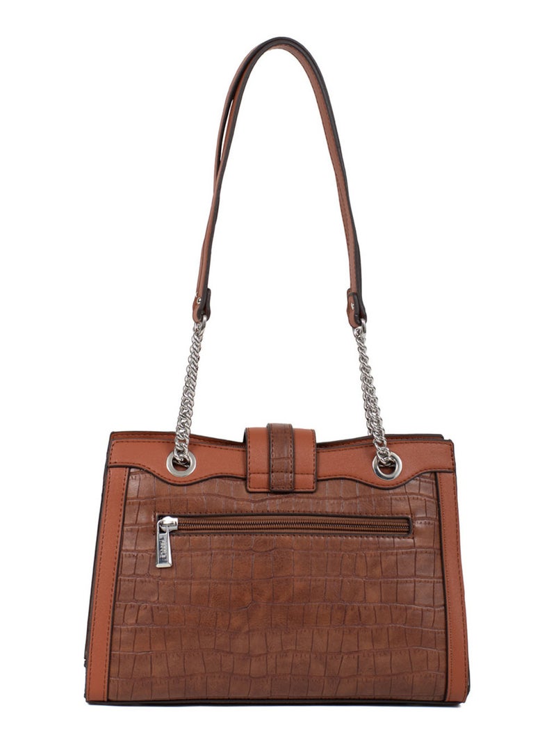 Sac porté épaule  véra | fagola Marron - Kiabi