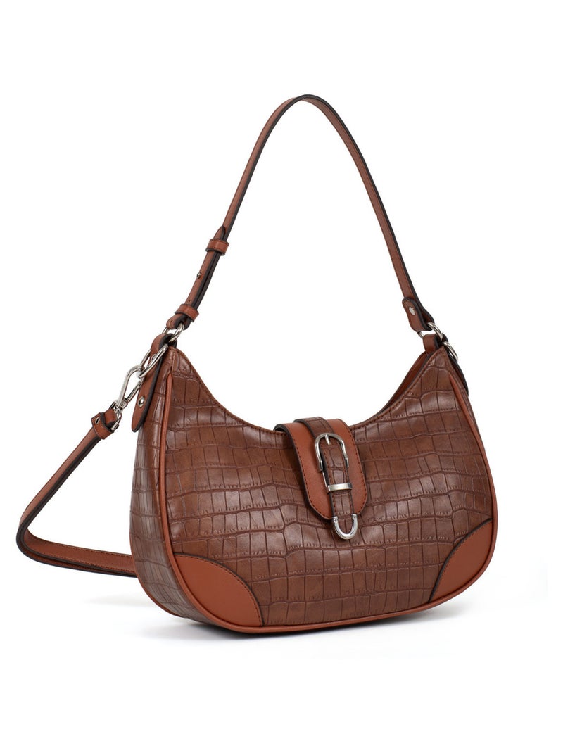 Sac porté épaule  véra | fagola Marron - Kiabi
