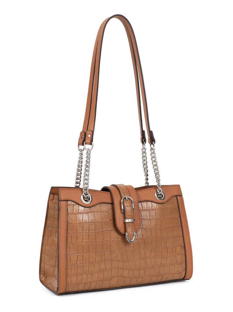 Sac porté épaule  véra | fagola Marron noisette - Kiabi