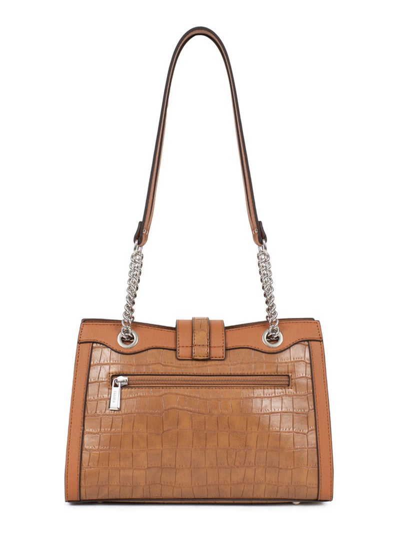 Sac porté épaule  véra | fagola Marron noisette - Kiabi