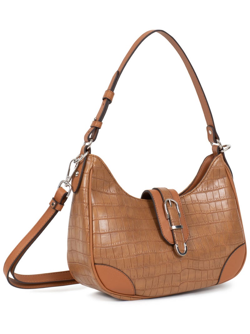 Sac porté épaule  véra | fagola Marron noisette - Kiabi