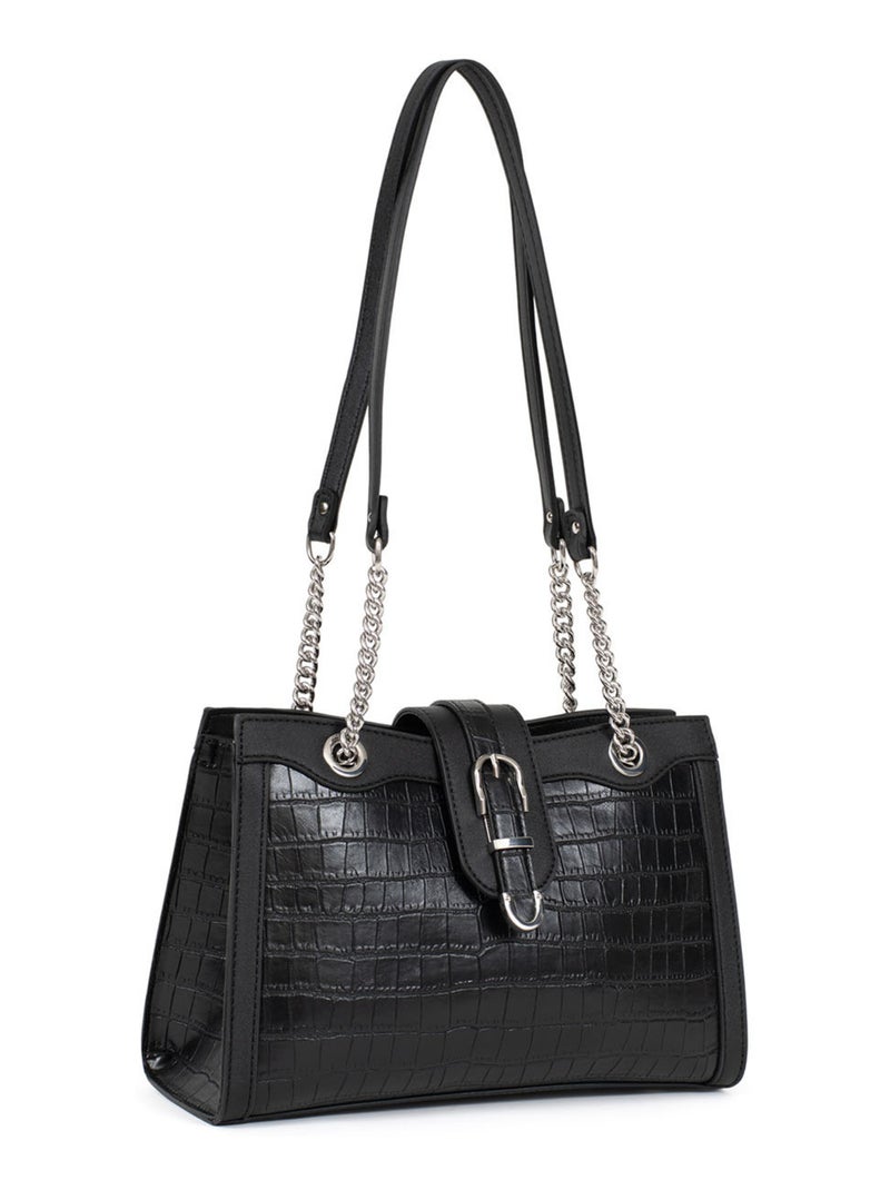 Sac porté épaule  véra | fagola Noir - Kiabi