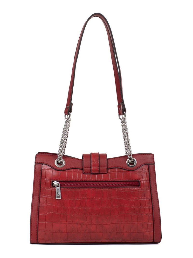 Sac porté épaule  véra | fagola Rouge carmin - Kiabi