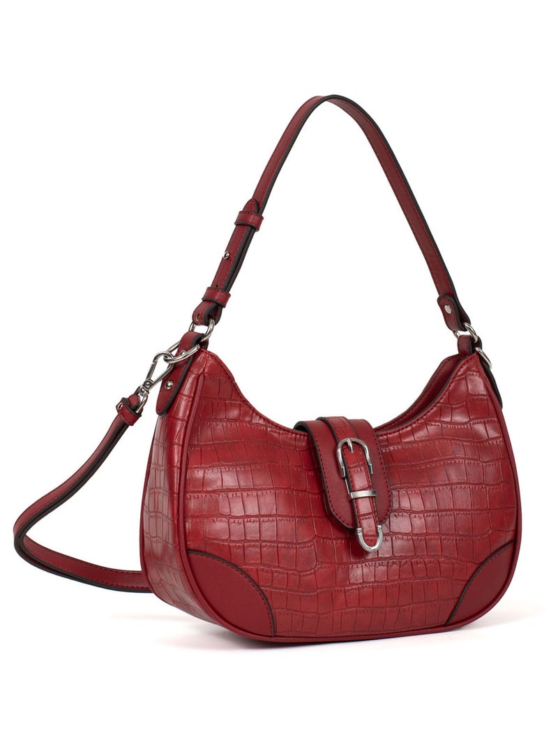 Sac porté épaule  véra | fagola Rouge carmin - Kiabi