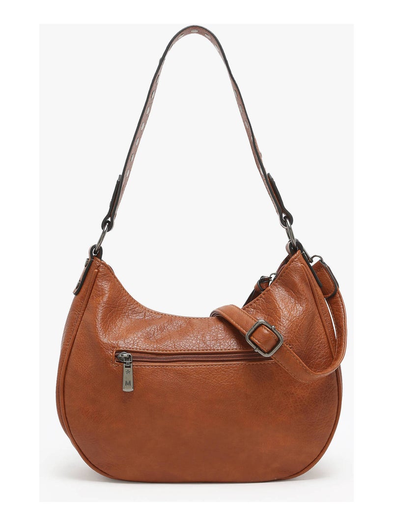 Sac Porté Épaule Winter Tresse Miniprix Toile Enduite Camel - Kiabi