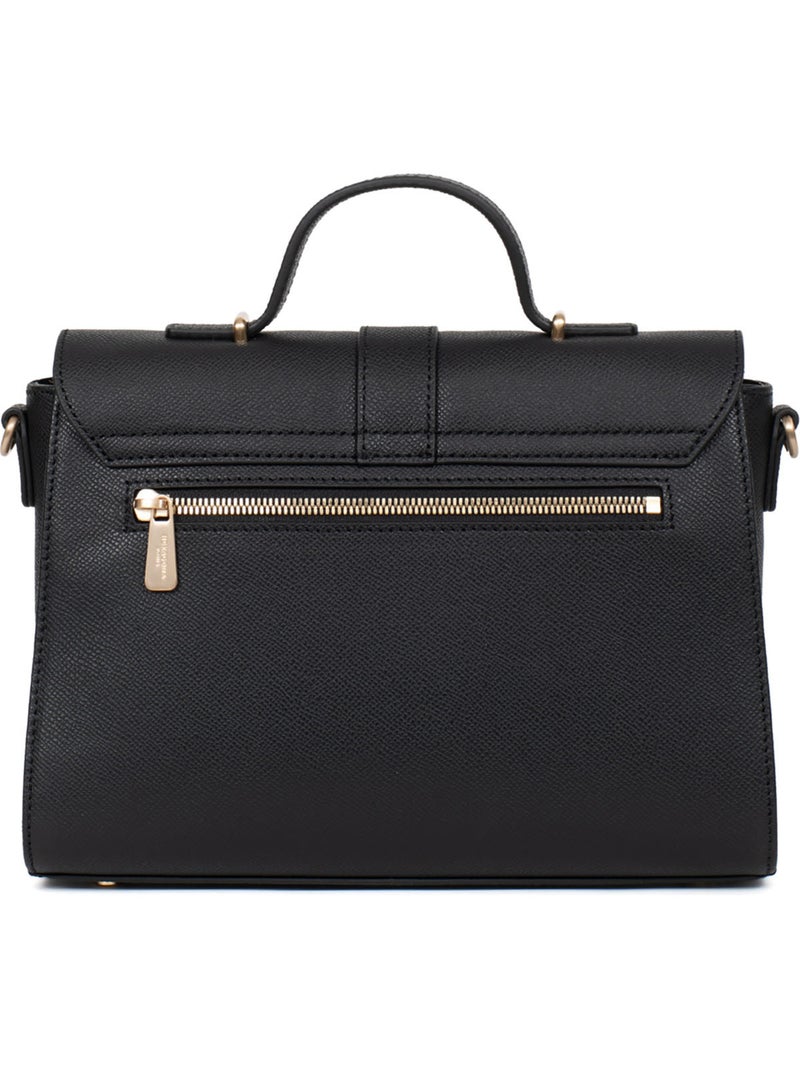 Sac porté main 1 poignée  cuir aude hexagona Noir - Kiabi
