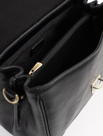Sac porté main 1 poignée cuir jeanne hexagona