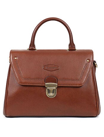 Sac porté main 1 poignée Cuir JEANNE