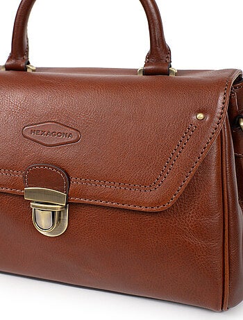 Sac porté main 1 poignée Cuir JEANNE