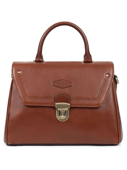 Sac porté main 1 poignée  Cuir JEANNE - Kiabi