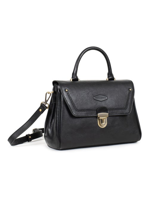 Sac porté main 1 poignée  Cuir JEANNE - Kiabi