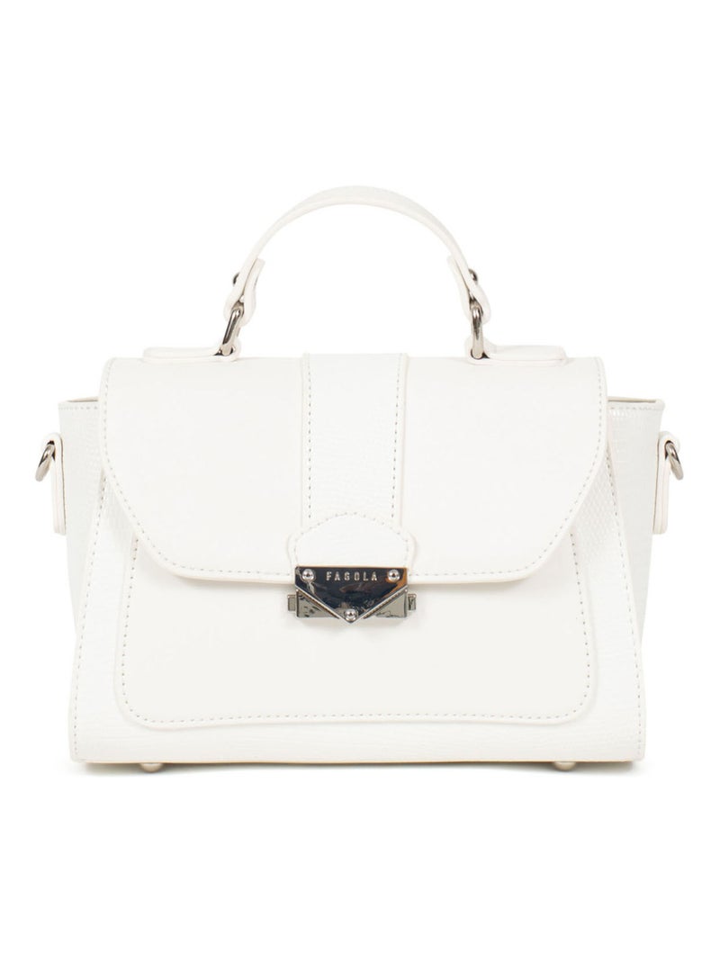 Sac porté main 1 poignée Maria Femme Blanc - Kiabi