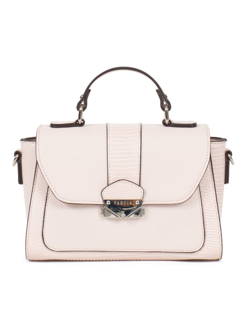 Sac porté main 1 poignée Maria Femme Rose pâle - Kiabi