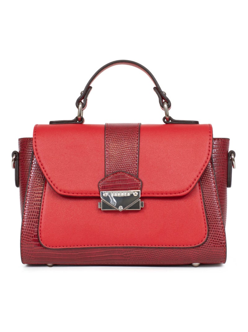 Sac porté main 1 poignée Maria Femme Rouge carmin - Kiabi