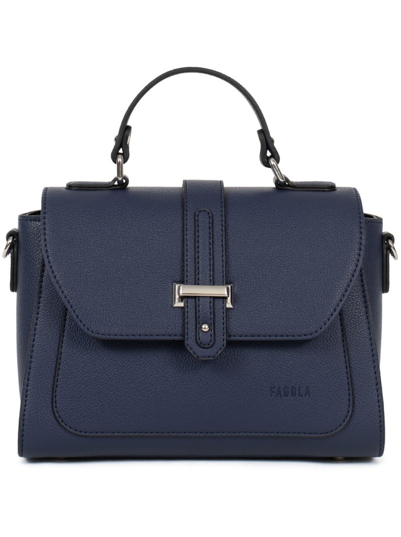 Sac porté main 1 poignée Stella Femme Bleu marine - Kiabi