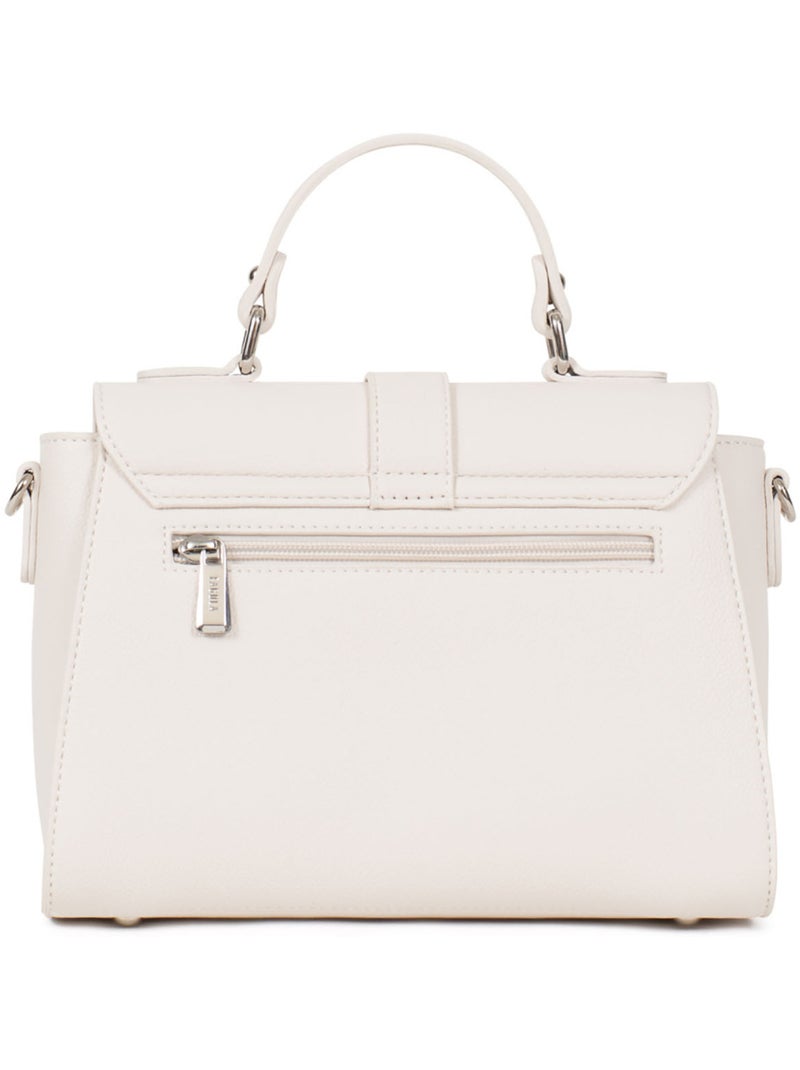 Sac porté main 1 poignée Stella Femme Nos intemporels d'automne  | FAGOLA Ivoire - Kiabi