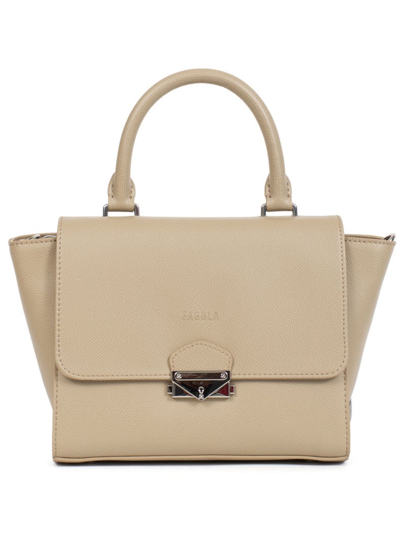 Sac porté main 1 poignée Tessa Femme Marron foncé - Kiabi