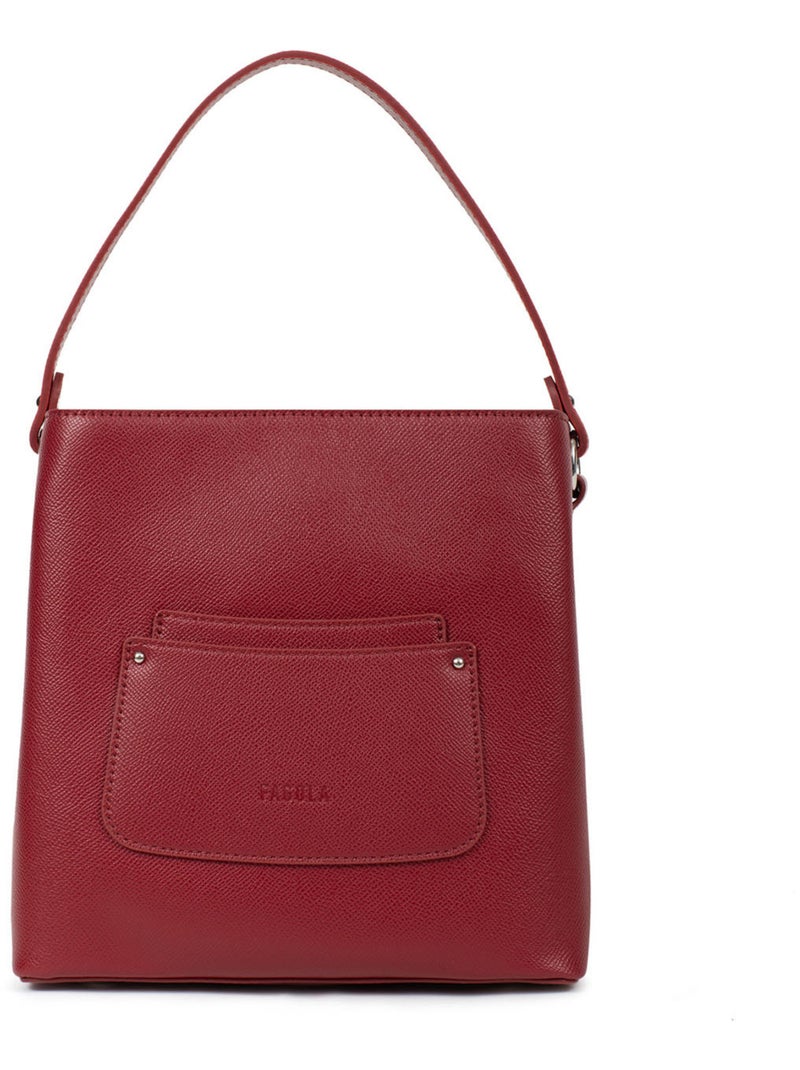 Sac porté main 1 poignée Tessa Femme Rouge carmin - Kiabi