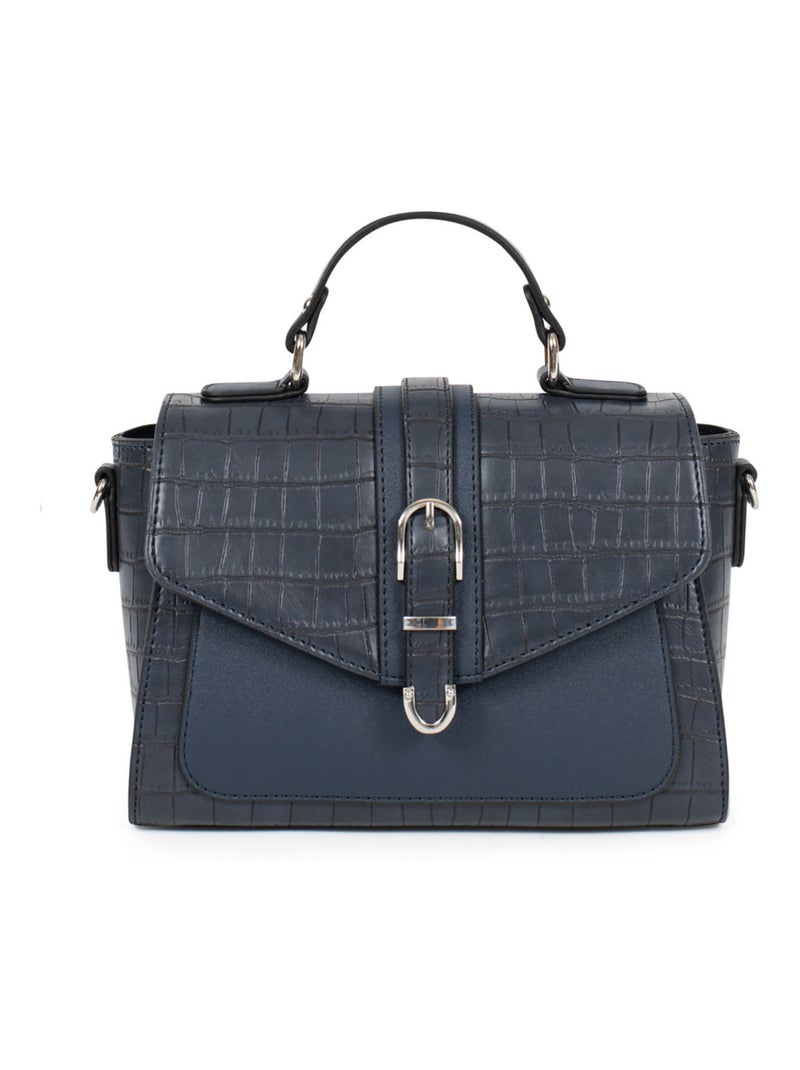 Sac porté main 1 poignée Véra Femme Bleu marine - Kiabi