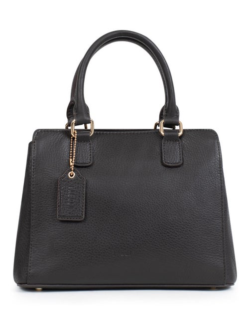 Sac porté main 2 poignées - Cuir - FAGOLA - Kiabi