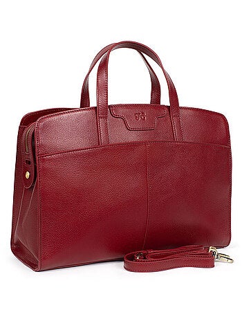 Sac porté main 2 poignées A4 Cuir BASTILLE