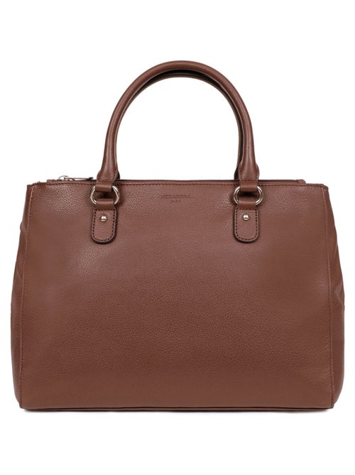 Sac porté main 2 poignées  A4  Cuir CONFORT - Kiabi