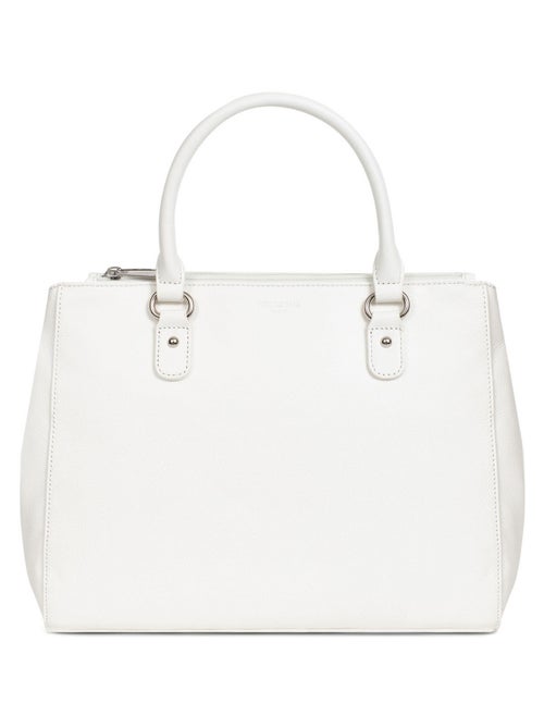 Sac porté main 2 poignées  a4  cuir confort hexagona - Kiabi